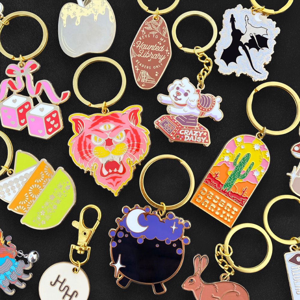 Custom Keychains - Alchemy Merch - Make your own custom merchandise