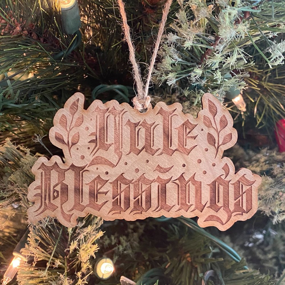 Wooden Ornaments - USA Made - Custom Ornaments - Sustainable Wood - Alchemy Merch