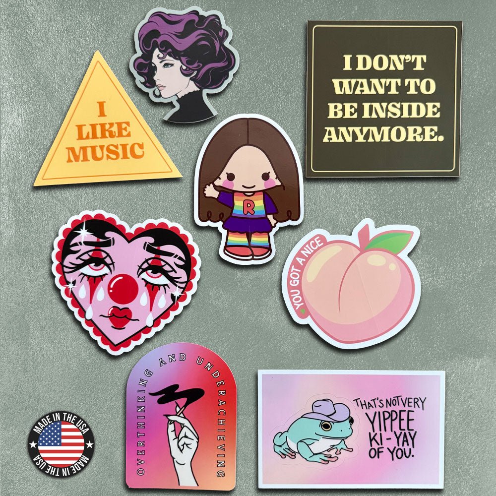 Die Cut Vinyl Stickers - Alchemy Merch