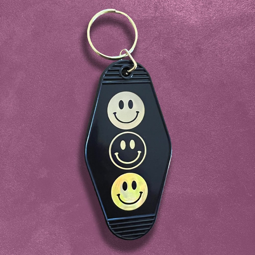 Custom Motel Keychains - Foil Embossed - Alchemy Merch - Make your own custom Motel Keychains - Foil Embossed - custom merch