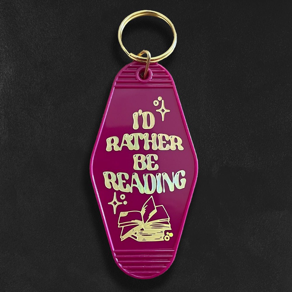 Custom Motel Keychains - Foil Embossed - Alchemy Merch - Make your own custom Motel Keychains - Foil Embossed - custom merch
