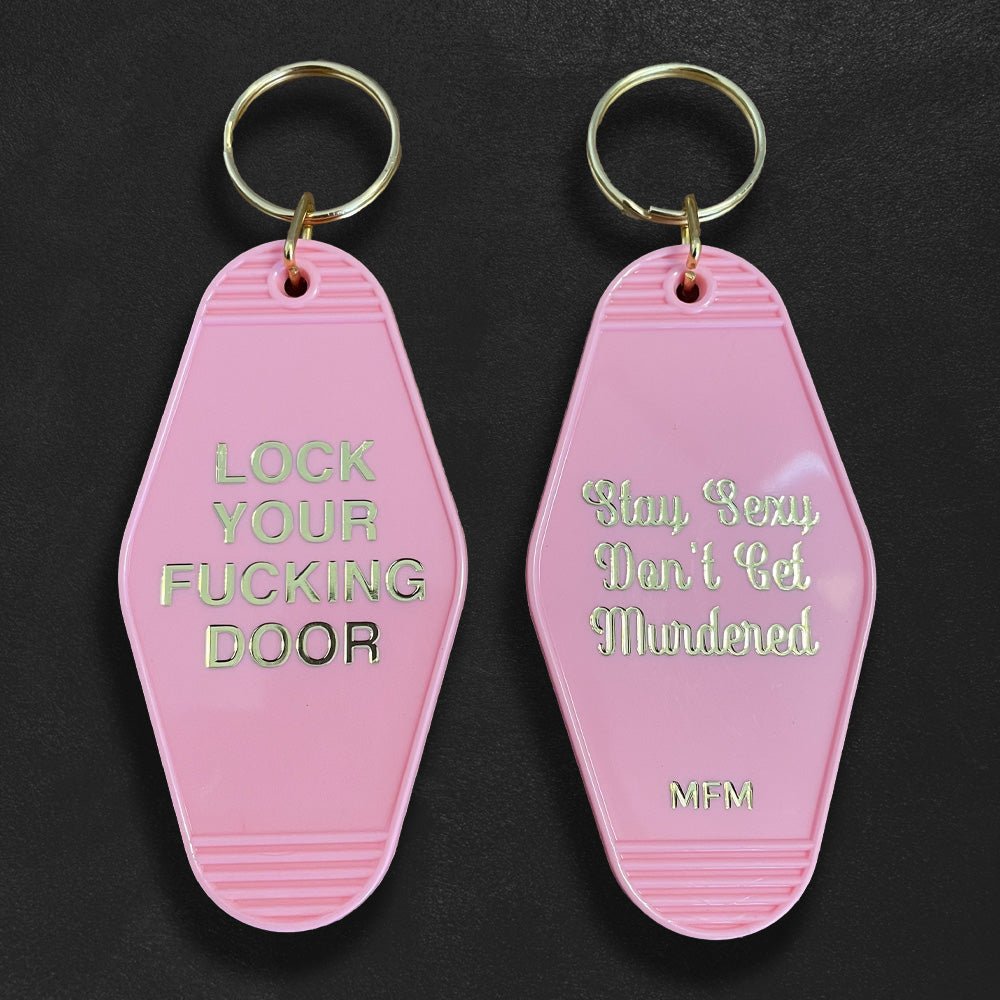 Custom Motel Keychains - Foil Embossed - Alchemy Merch - Make your own custom Motel Keychains - Foil Embossed - custom merch
