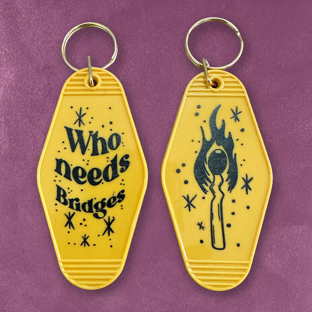 Custom Motel Keychains - UV Printed - Alchemy Merch - Make your own custom Motel Keychains - UV Printed - custom merchandise