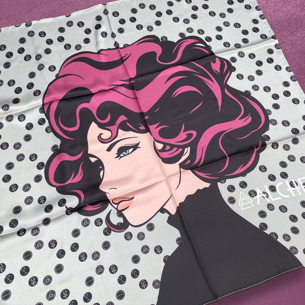 Custom Polyester Satin Scarves/Bandanas/Altar Cloths - Alchemy Merch - Make your own customPolyester Scarves