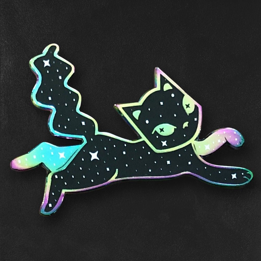 Custom Rainbow Soft Enamel - Anodized Rainbow Plated - Alchemy Merch - Make your own custom Rainbow Enamel Pins
