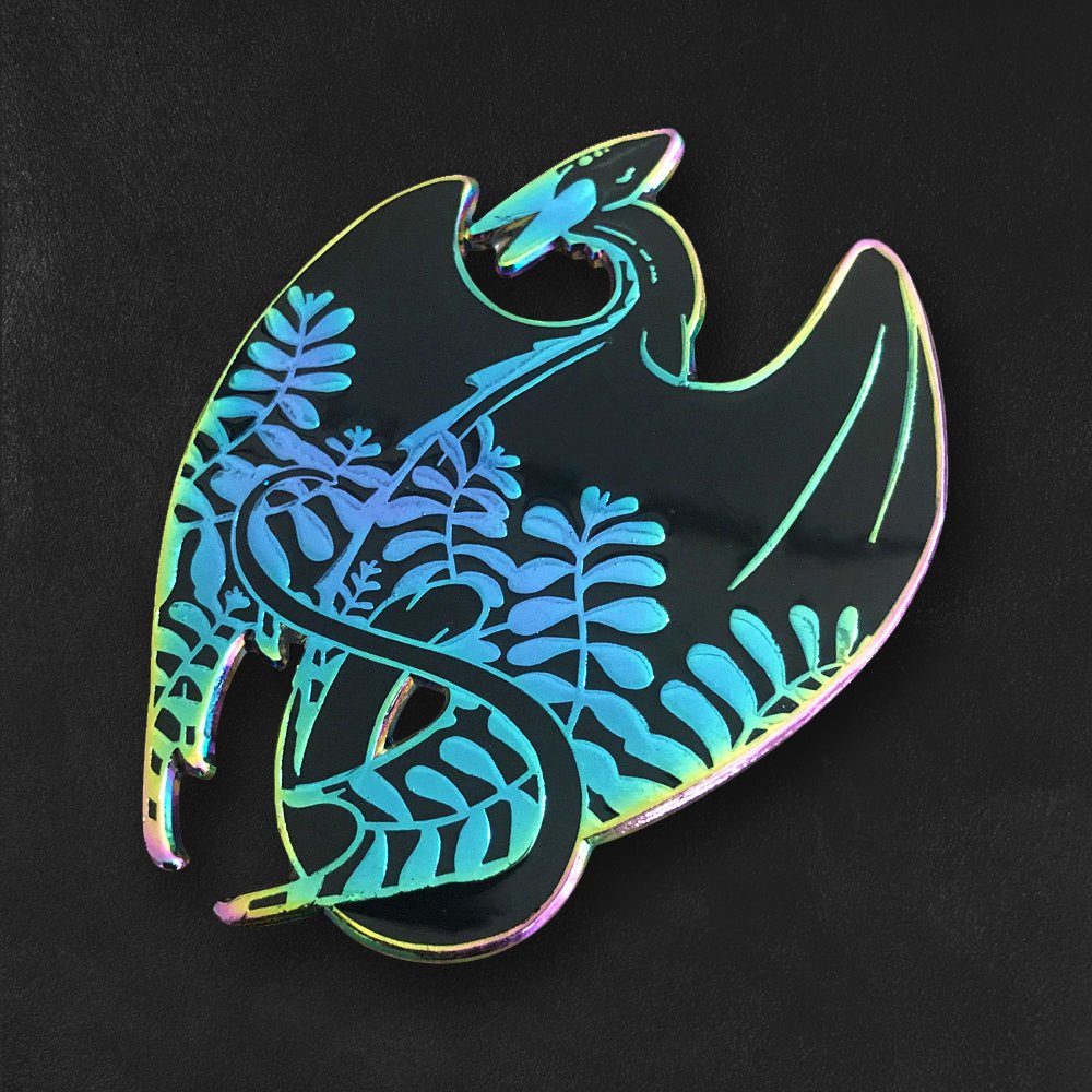 Custom Rainbow Soft Enamel - Anodized Rainbow Plated - Alchemy Merch - Make your own custom Rainbow Enamel Pins