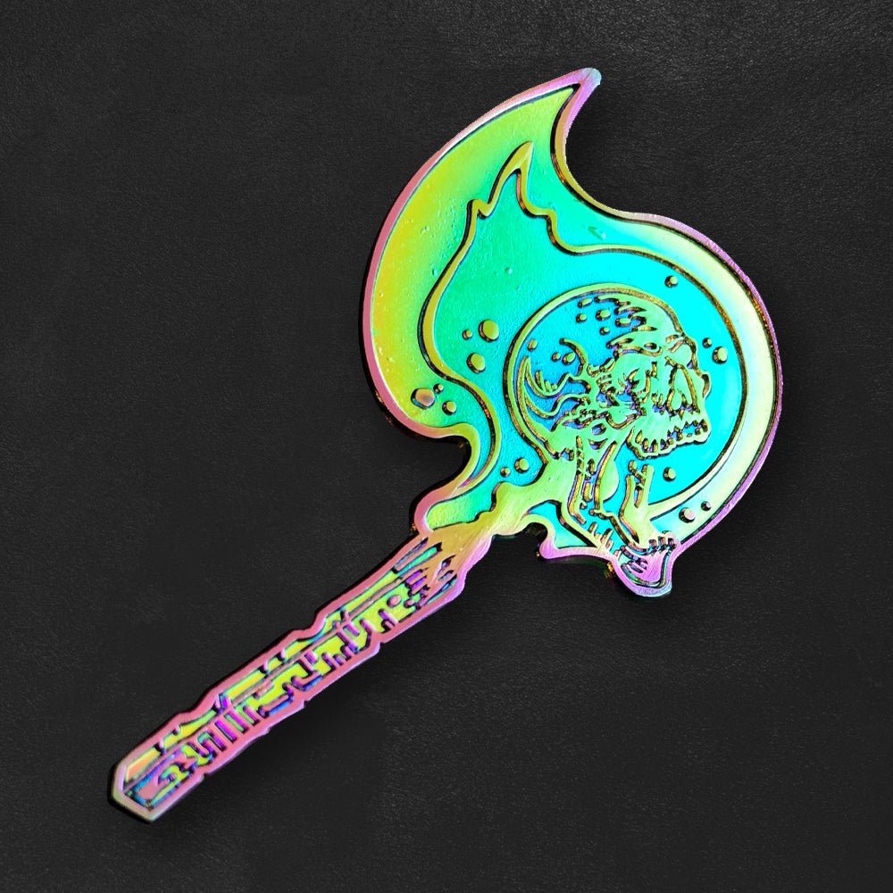 Custom Rainbow Soft Enamel - Anodized Rainbow Plated - Alchemy Merch - Make your own custom Rainbow Enamel Pins