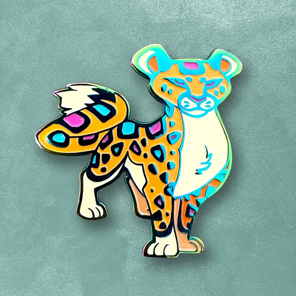 Custom Rainbow Soft Enamel - Anodized Rainbow Plated - Alchemy Merch - Make your own custom Rainbow Enamel Pins