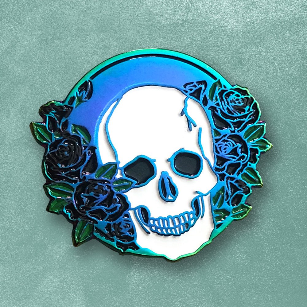 Custom Rainbow Soft Enamel - Anodized Rainbow Plated - Alchemy Merch - Make your own custom Rainbow Enamel Pins