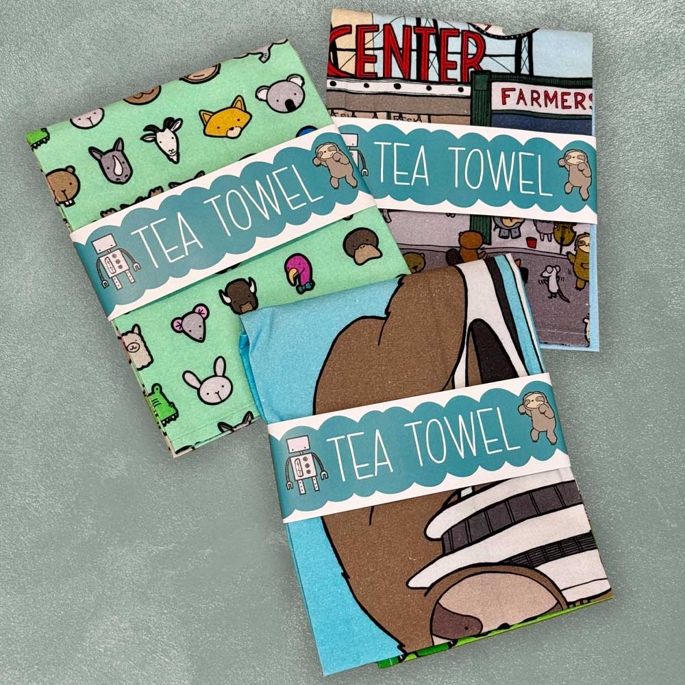 Custom Tea Towels - Alchemy Merch - Make your own custom Tea Towels - custom merchandise