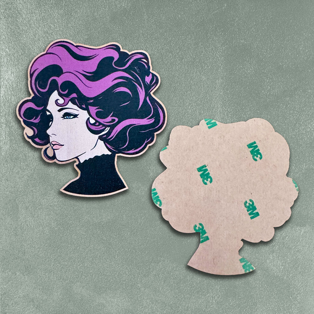 Custom UV Printed Wooden Stickers (USA Made) - Alchemy Merch - Make your own custom UV Printed Wooden Stickers (USA Made)