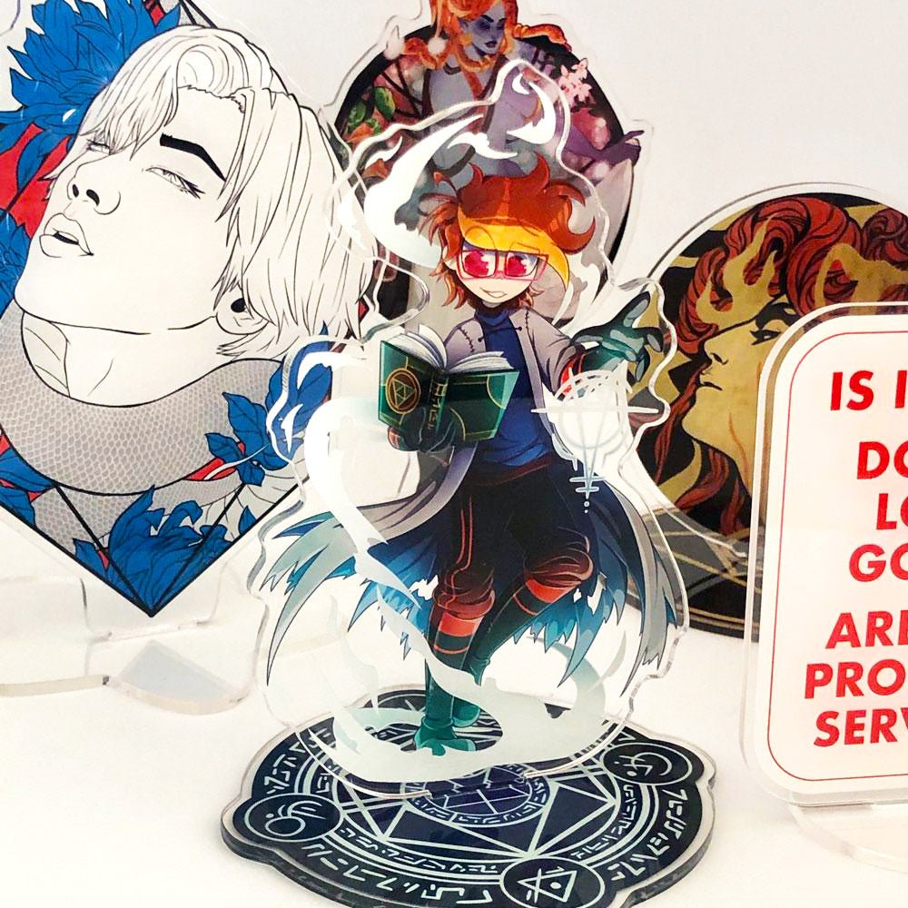 Acrylic Standee w/ Base (Two Sided) - Alchemy Merch