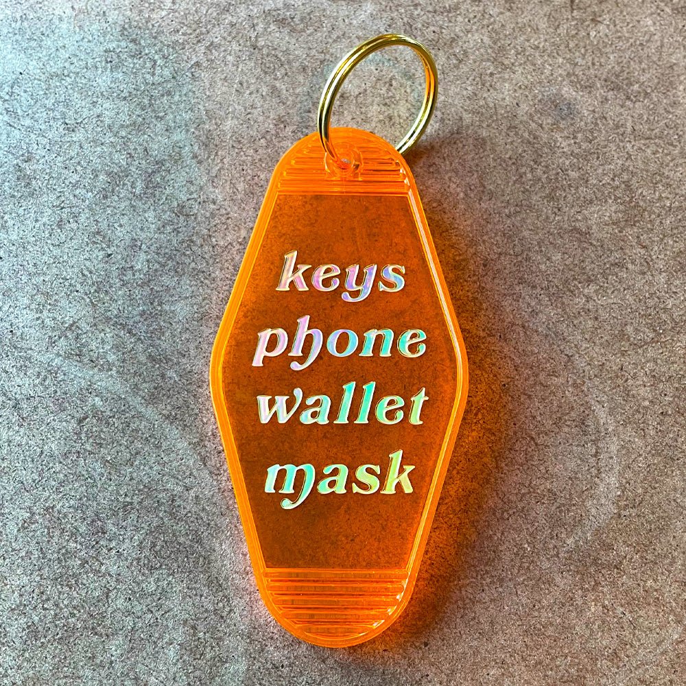 Motel Keychains - Stamped/Embossed - Alchemy Merch