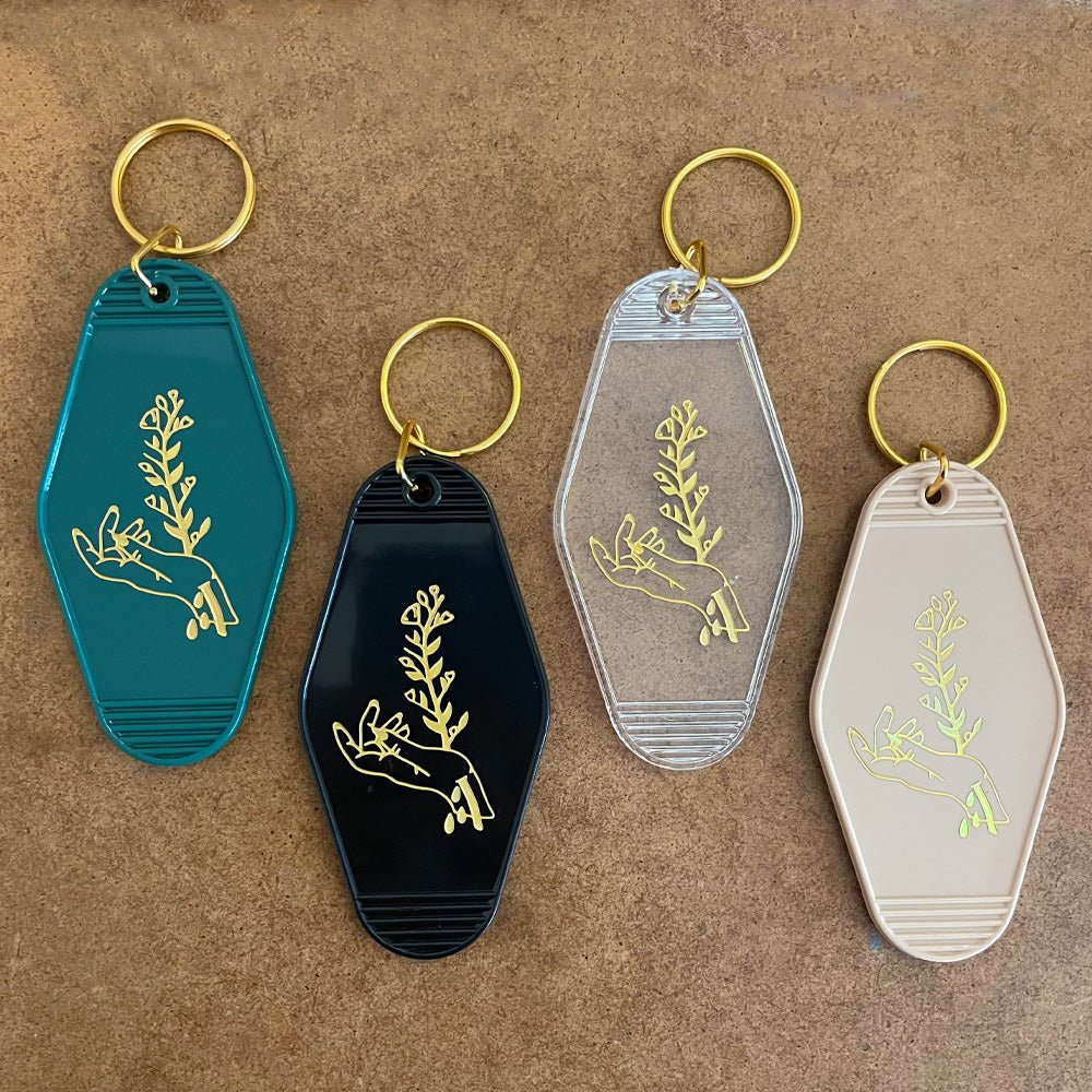 Motel Keychains - Stamped/Embossed - Alchemy Merch