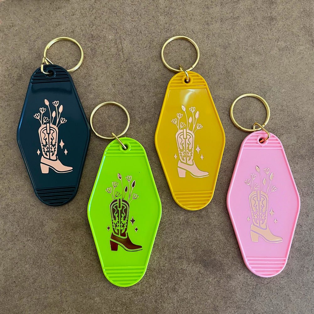 Motel Keychains - Stamped/Embossed - Alchemy Merch