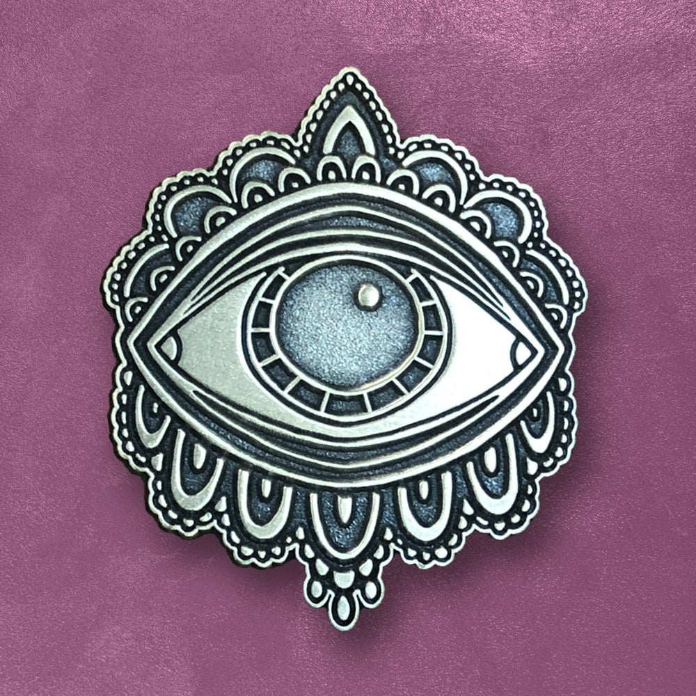 Custom Antique Sandblasted Pins - Alchemy Merch - Make your own custom Antique Sandblasted Pins - custom merchandise