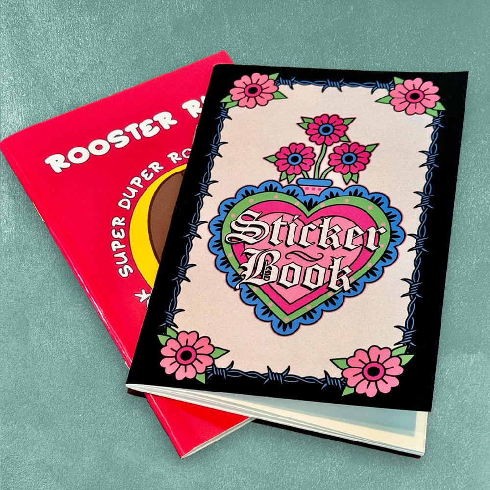 Sticker Books - B6 - Saddle Stitch - Alchemy Merch