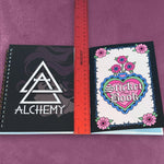 Custom Sticker Books - B6 - Spiral Bound - Alchemy Merch - Make your own custom Sticker Books - B6 - Spiral Bound