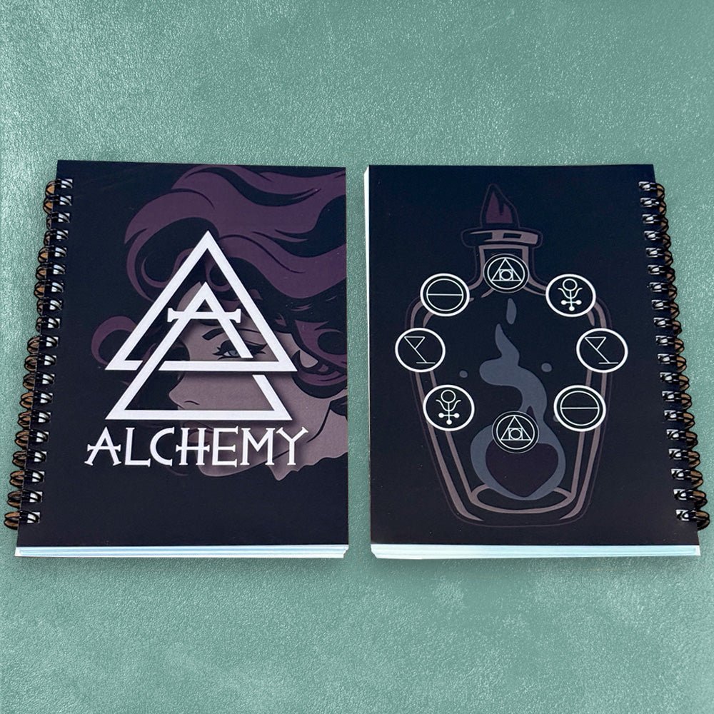 Sticker Books - B6 - Spiral Bound - Alchemy Merch