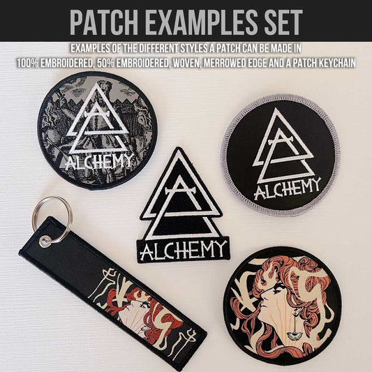 Patches - Example Pack - 6 patch styles - Alchemy Merch