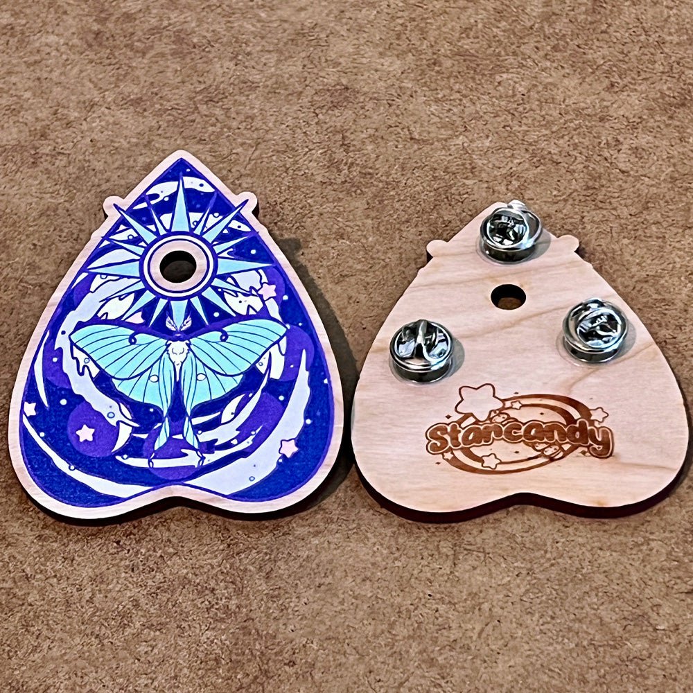 UV Printed Wooden Pins (USA Made) - Alchemy Merch