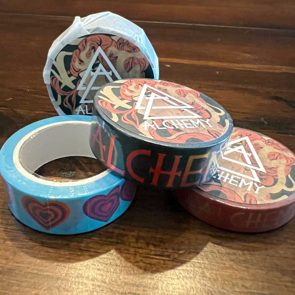 Washi Example Pack - 4 styles (two foil/two cmyk) - Alchemy Merch